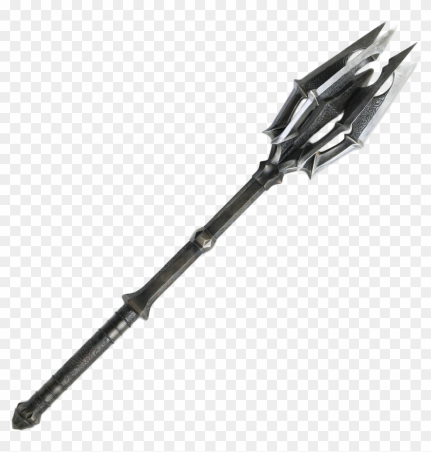 Bladed Mace Mace Of Sauron Axe Blade - Sauron's Mace Replica Clipart #4321074