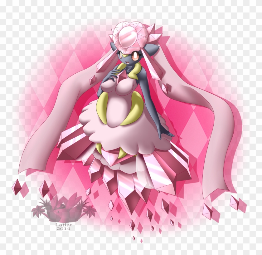Mega Diancie - Illustration Clipart