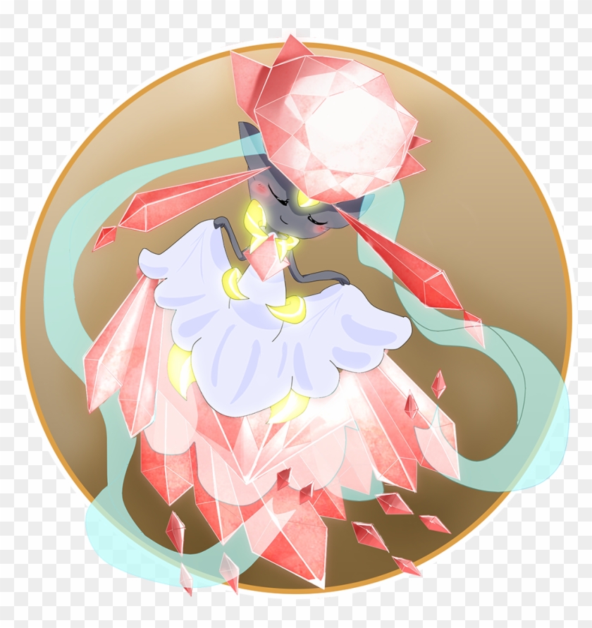 Mega Diancie - Illustration Clipart