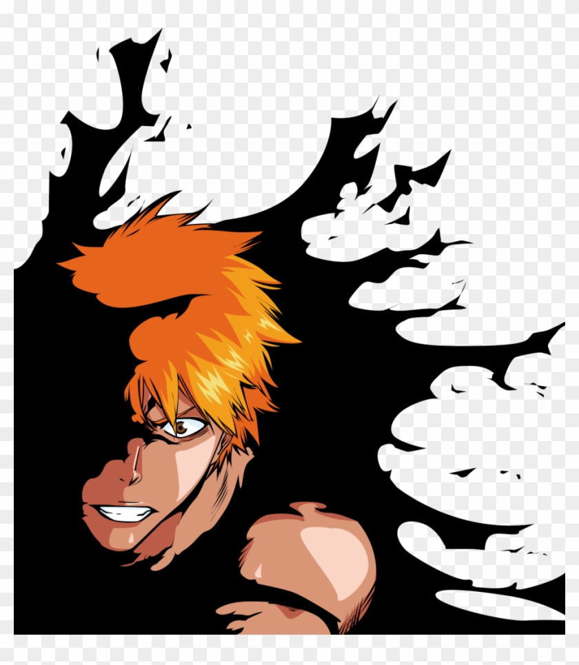 El Protagonista Del Manga Bleach De Tite Kubo, Kurosaki - Cartoon Clipart