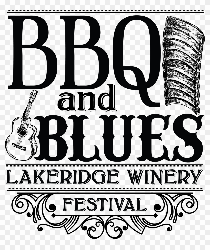 Bbq & Blues - Poster Clipart #4323116