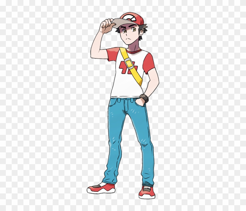 Pokemon Red Trainer Sprites - Sun And Moon Red And Blue Clipart #4323163