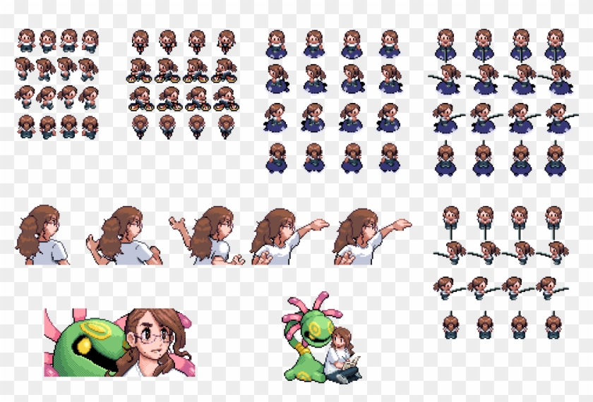 Pokemon Reborn Custom Trainer Sprites Clipart