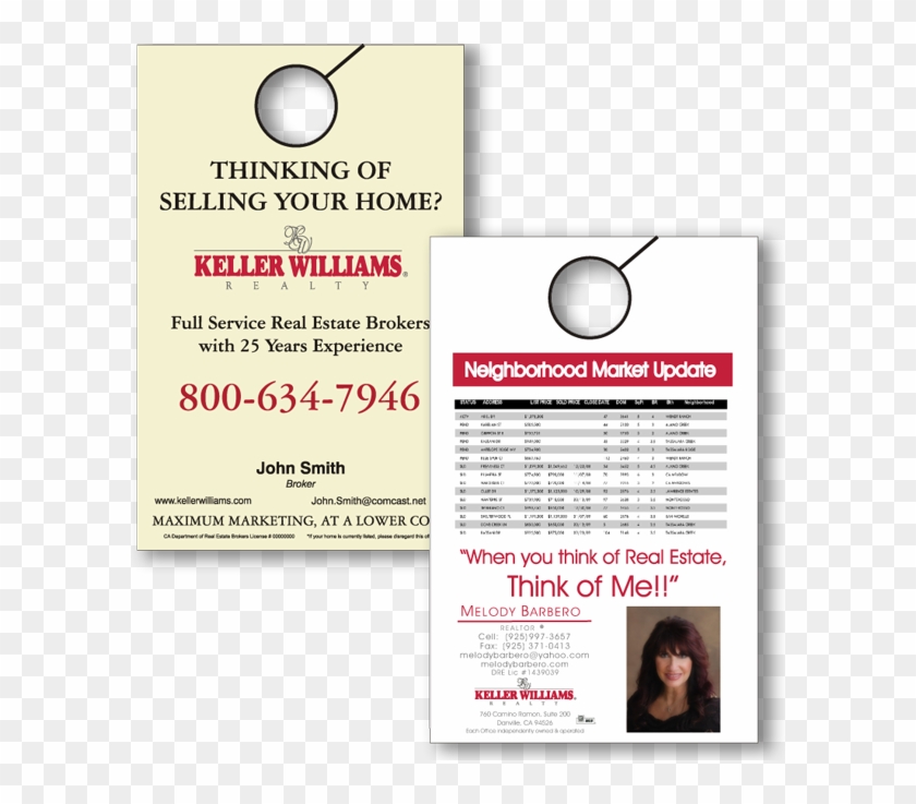 Additionally, A Door Hanger Is Easier For The Resident - Flyer Clipart #4323416