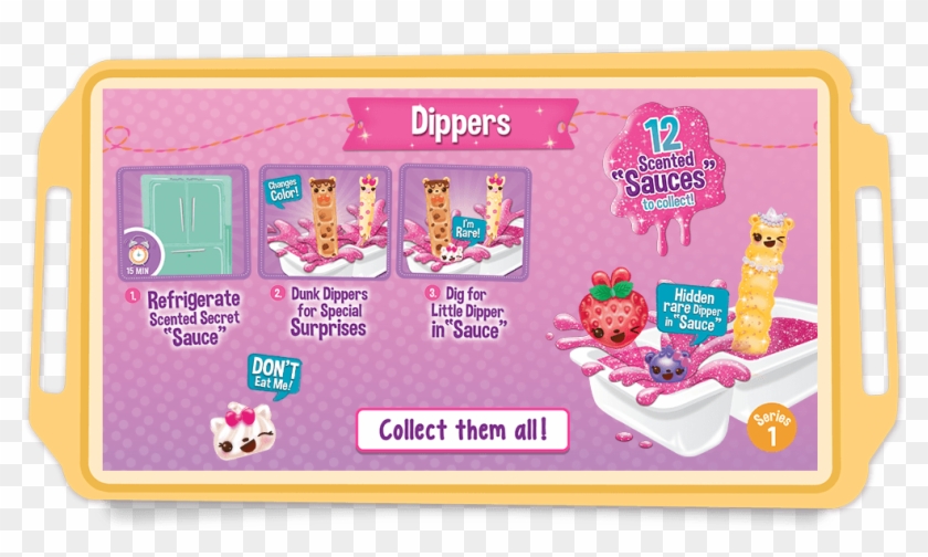 Num Noms Snackables Collectible Dippers, Collect Them - Num Noms Snackables Dippers Clipart