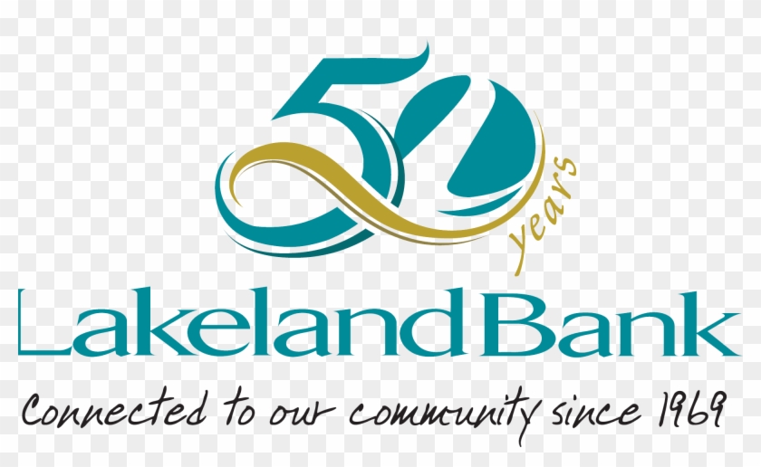 Lakeland Bank 50th Anniversary Logo Transparent - Lakeland Bank Logo Clipart #4323723