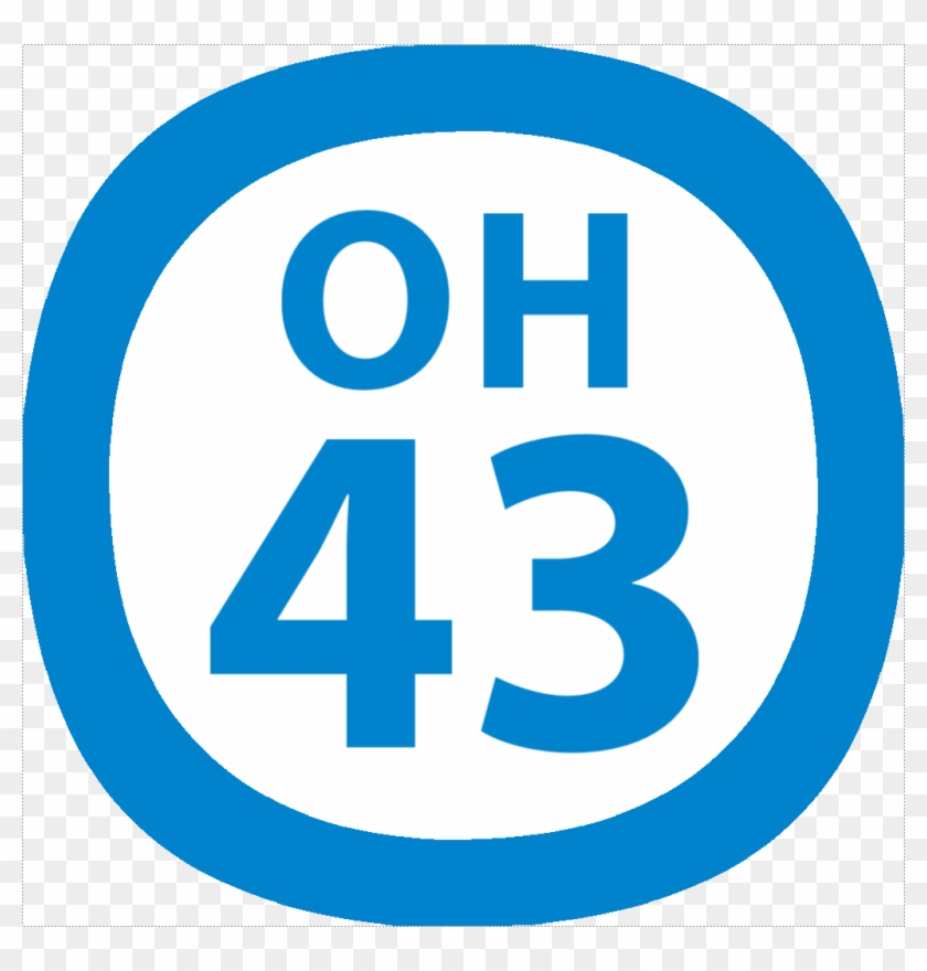 Oh-43 Station Number - Democratic Party D Logo Clipart