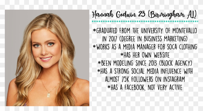 Hannah Godwin - Hannah Bachelor Clipart #4323866