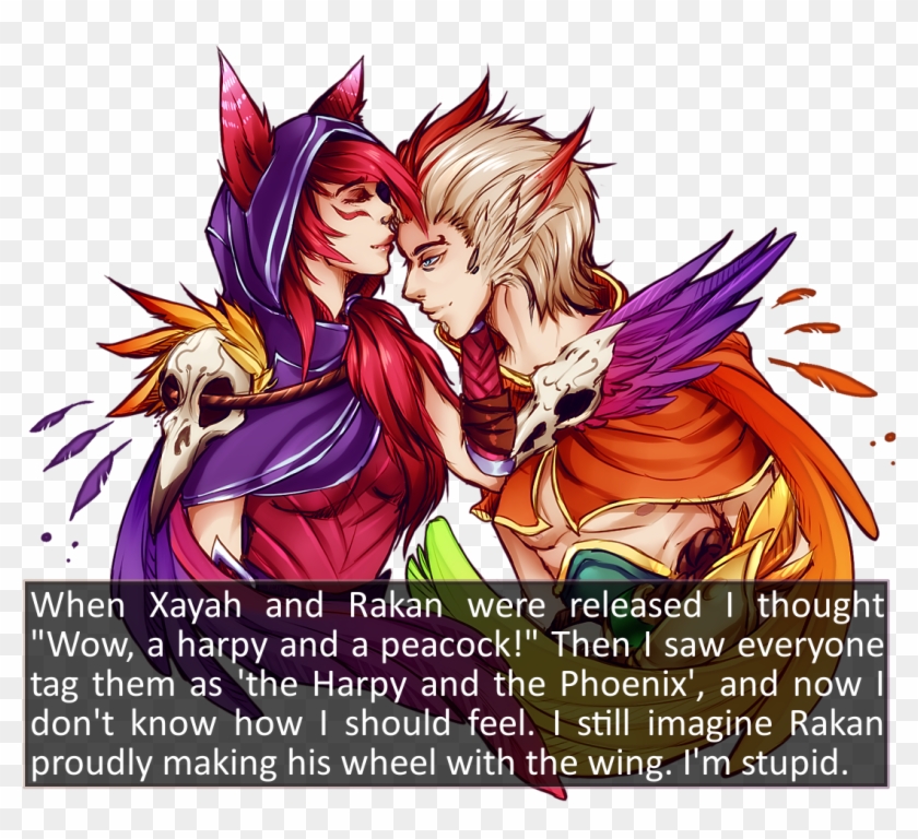When Xayah And Rakan Were Released I Thought “wow, - Xayah X Rakan Fanart Clipart #4324677