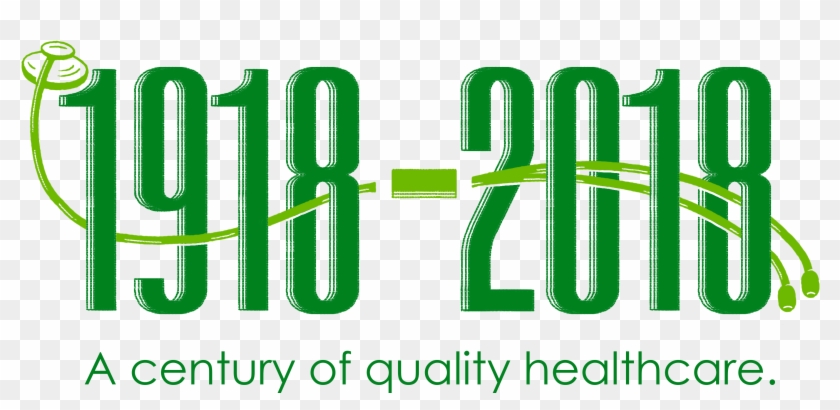 1918-2018 A Century Of Quality Healthcare - Calligraphy Clipart #4324834