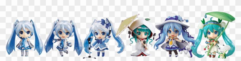 The History Of “snow Miku” And “rabbit Yukine” - Snow Miku All Years Clipart #4325673