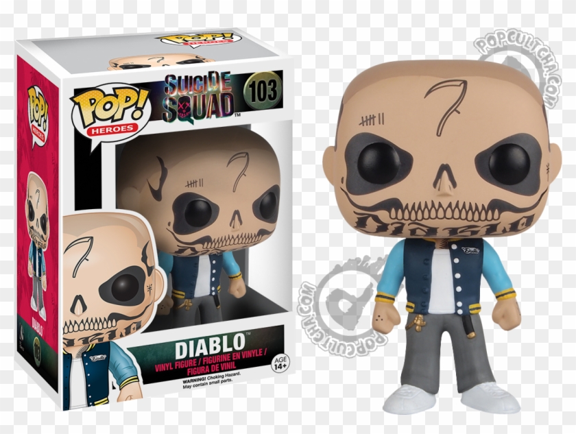 El Diablo Pop Vinyl Figure - Pop Vinyl Figures Suicide Squad Clipart