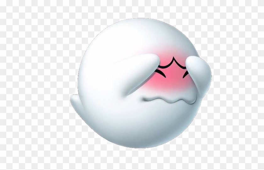 #mario #luigi #boo #embarrassed #shy Upset #boosticker Clipart