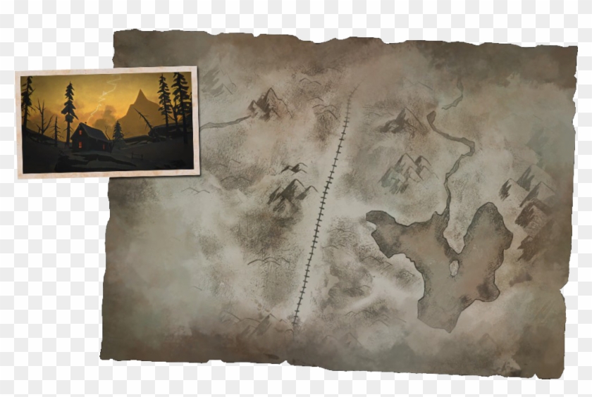 Mystery Lake Title Card New - Painting Clipart #4326334