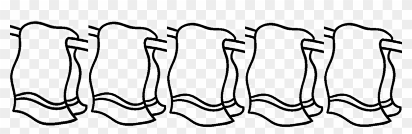 Five Towels Clipart #4326355