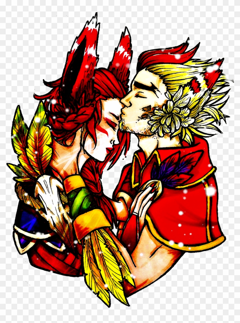 Xayah Rakan , Png Download - Illustration Clipart