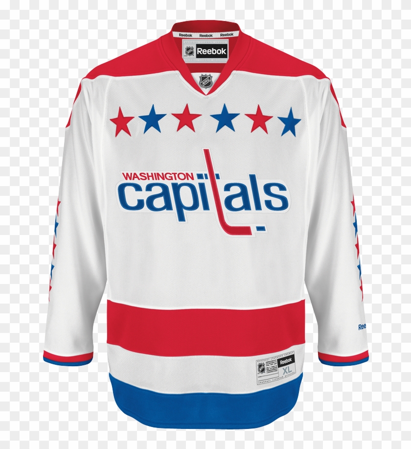 Reebok Washington Capitals Third Adult's Jersey Blank - Washington Capitals Throwback Logo Clipart #4326631