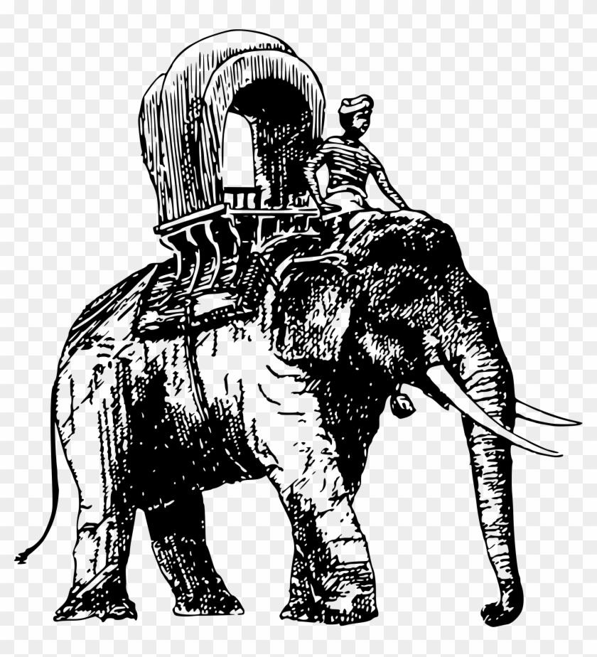 This Free Icons Png Design Of Elephant 2 - ขี่ ช้าง Png Clipart #4326840