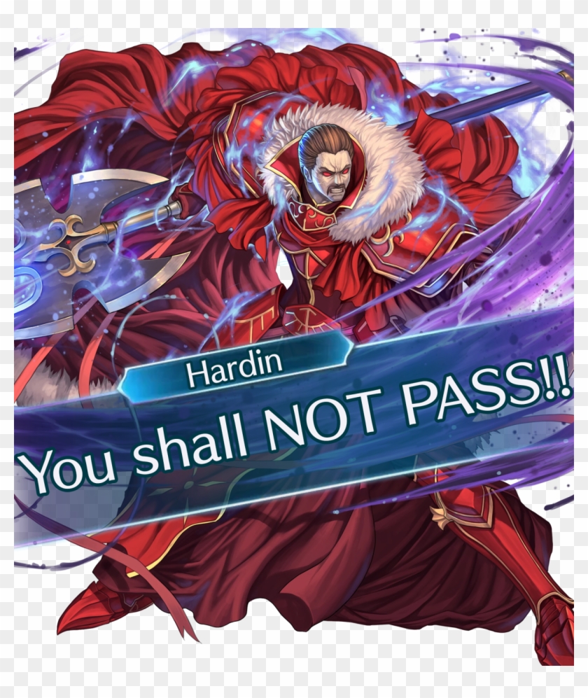 Fallen Hardin Saying “you Shall Not Pass” In His Attack - 暗黒 皇帝 ハーディン Clipart