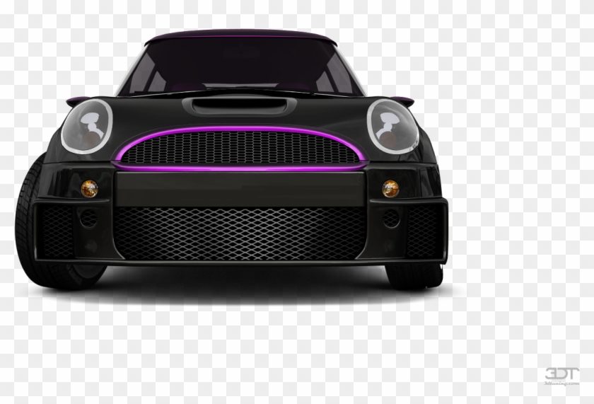 Styling And Tuning, Disk Neon, Iridescent Car Paint, - Mini Cooper Clipart