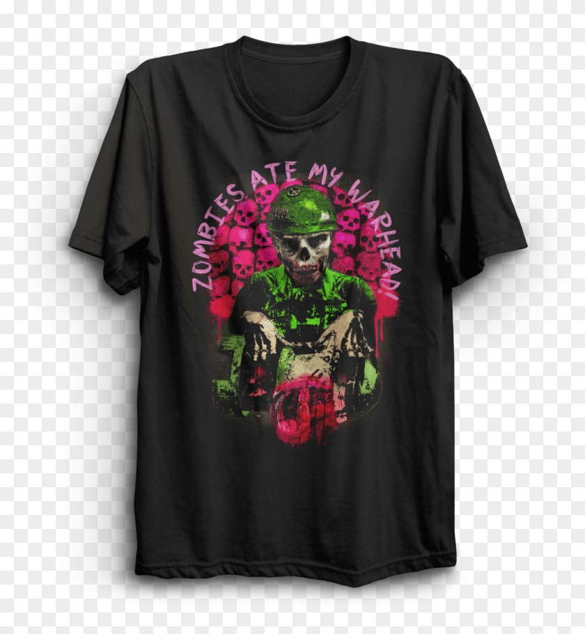 Zombies Ate My Warhead Tshirt Clipart #4327191