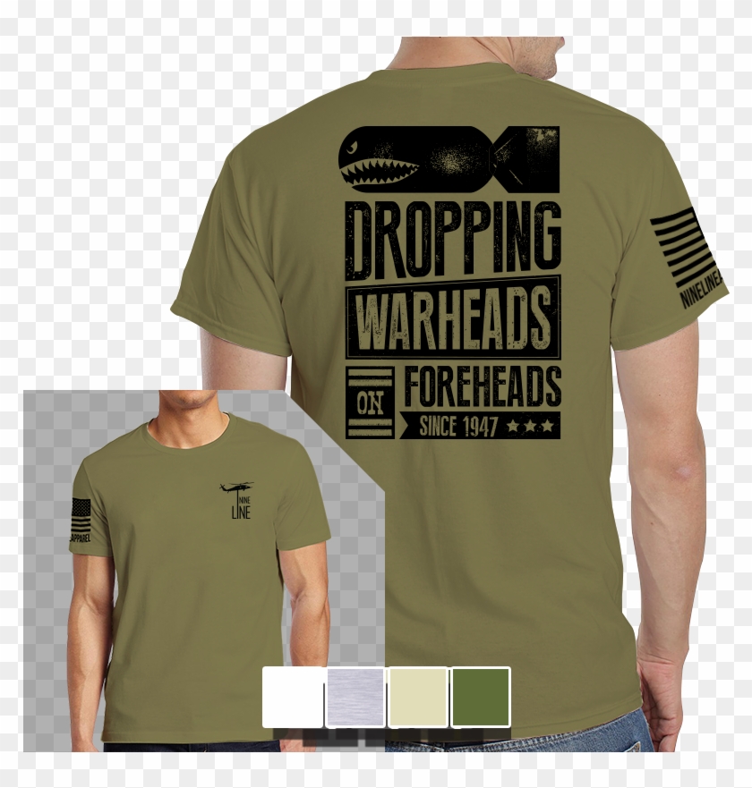 Warheads On Foreheads T Shirt Nine Line Men's Short - Warheads On Foreheads Shirt Clipart #4327227