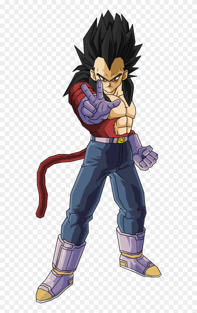 No Caption Provided - Vegeta Ssj 4 Clipart #4327383