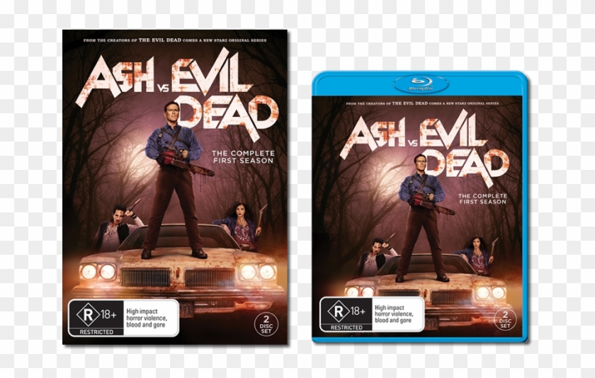 Retail Wide Dvd & Blu-ray Artwork - Ash Vs Evil Dead Movie Clipart