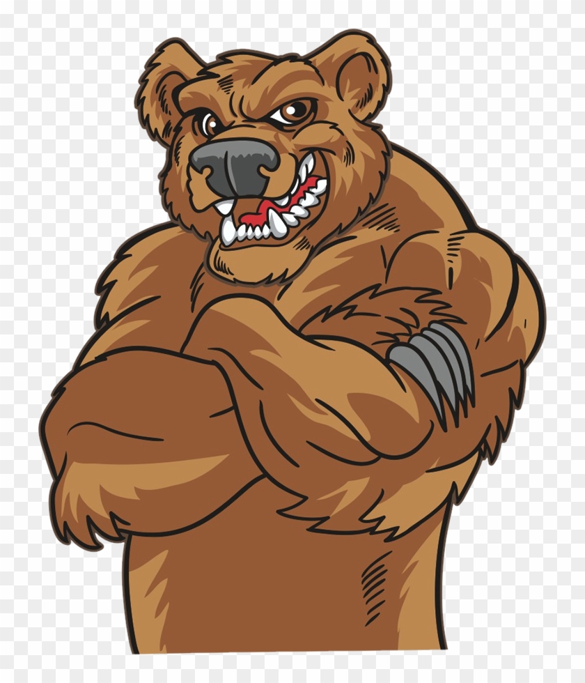 Orangeburg-wilkinson Bruins - Grizzly Bear Clipart #4328857