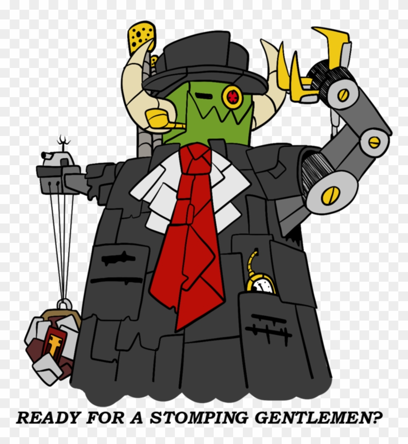 44209057 - >> - Warhammer 40k Gentleman Ork Clipart