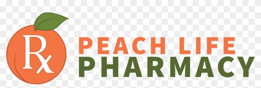 Peach Life Pharmacy Logo - Graphic Design Clipart