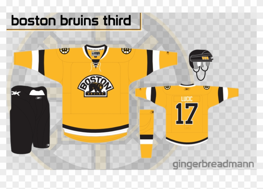 Bruins3rd2 - 1930s Bruins Jersey Concept Clipart #4329052
