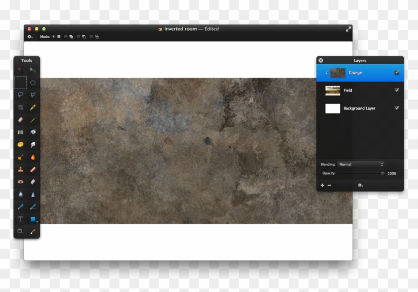 Right-click The Layer “grunge” And Choose Create Clipping - Step2 - Png Download #4329213