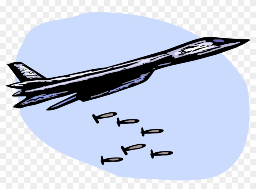 Vector Illustration Of United States Military Air Force - Wide-body Aircraft Clipart