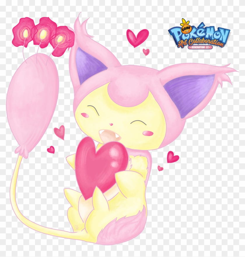 #300 Skitty In Our Pokemon Generation Iii Art Tribute - Cartoon Clipart