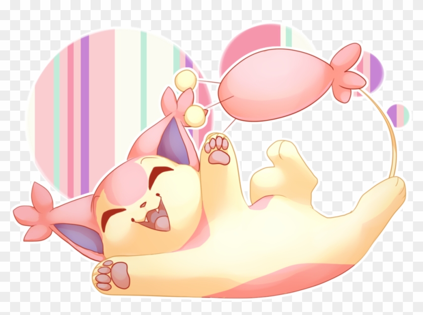 Skitty - Skitty With Eyes Open Clipart