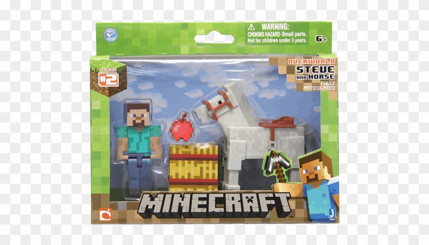 Statues And Figurines - Minecraft Steve And Horse Clipart #4330646