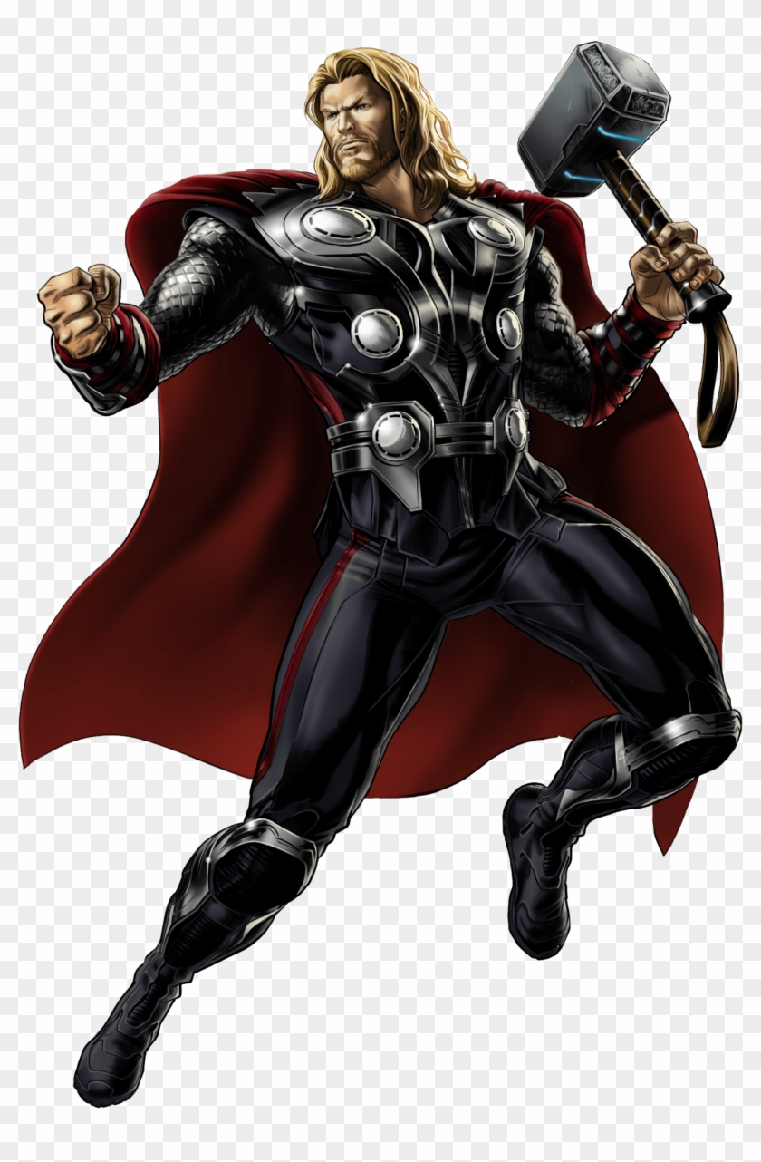 Thor Marvel Comics Avengers - Thor Marvel Avengers Alliance Clipart