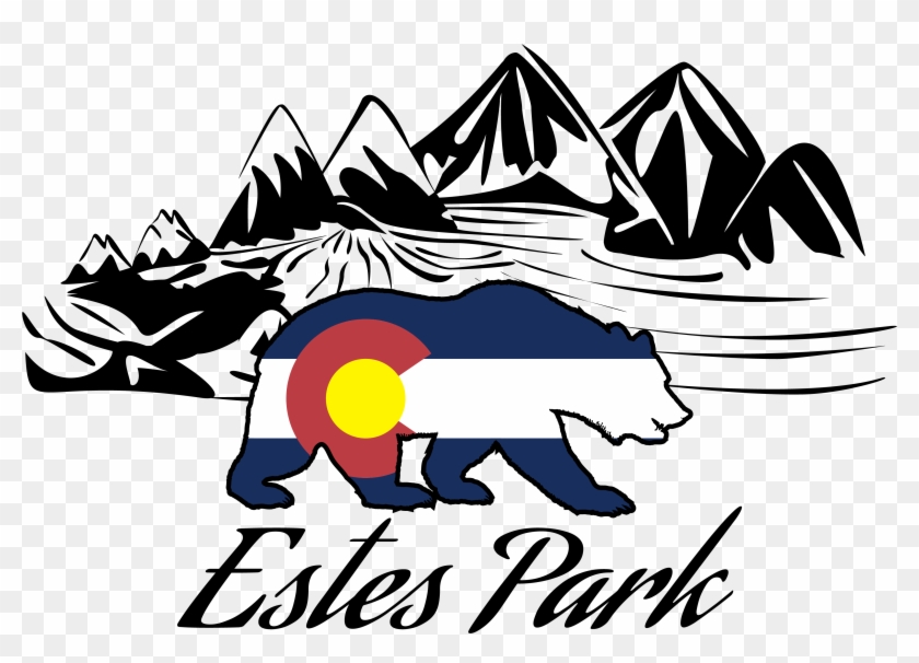 This Is An Estes Park Colorado Design I Made With A - Rocky Mountain National Park T Shirt Clipart