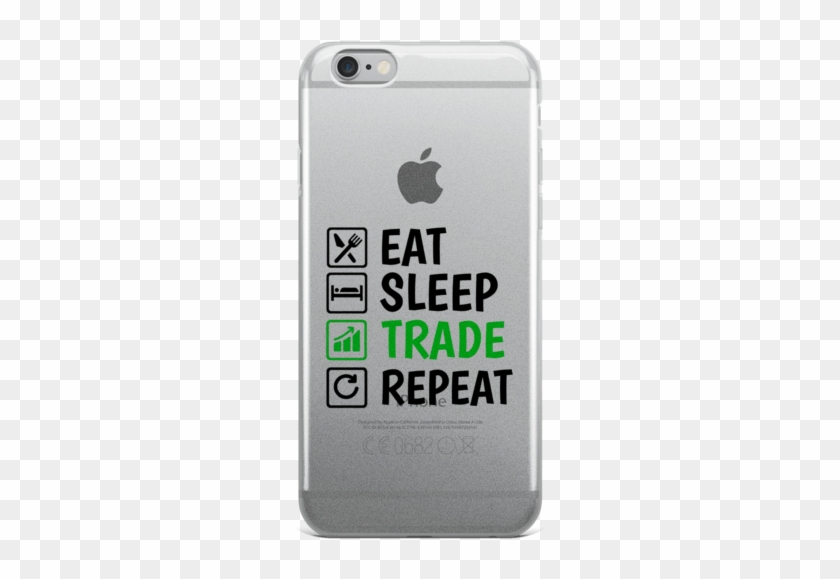 Eat Sleep Trade Repeat Iphone Case - Iphone Clipart #4331176