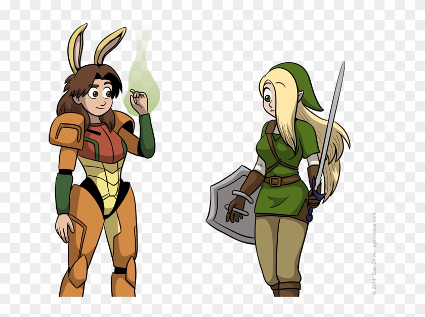 Requested By Brian - Samus With Bunny Ears Clipart #4331333