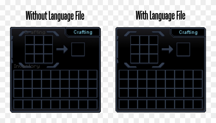 Make Sure To Unzip The Resourcepacks And Be Sure To - Black Transparent Inventory Minecraft Clipart #4331370