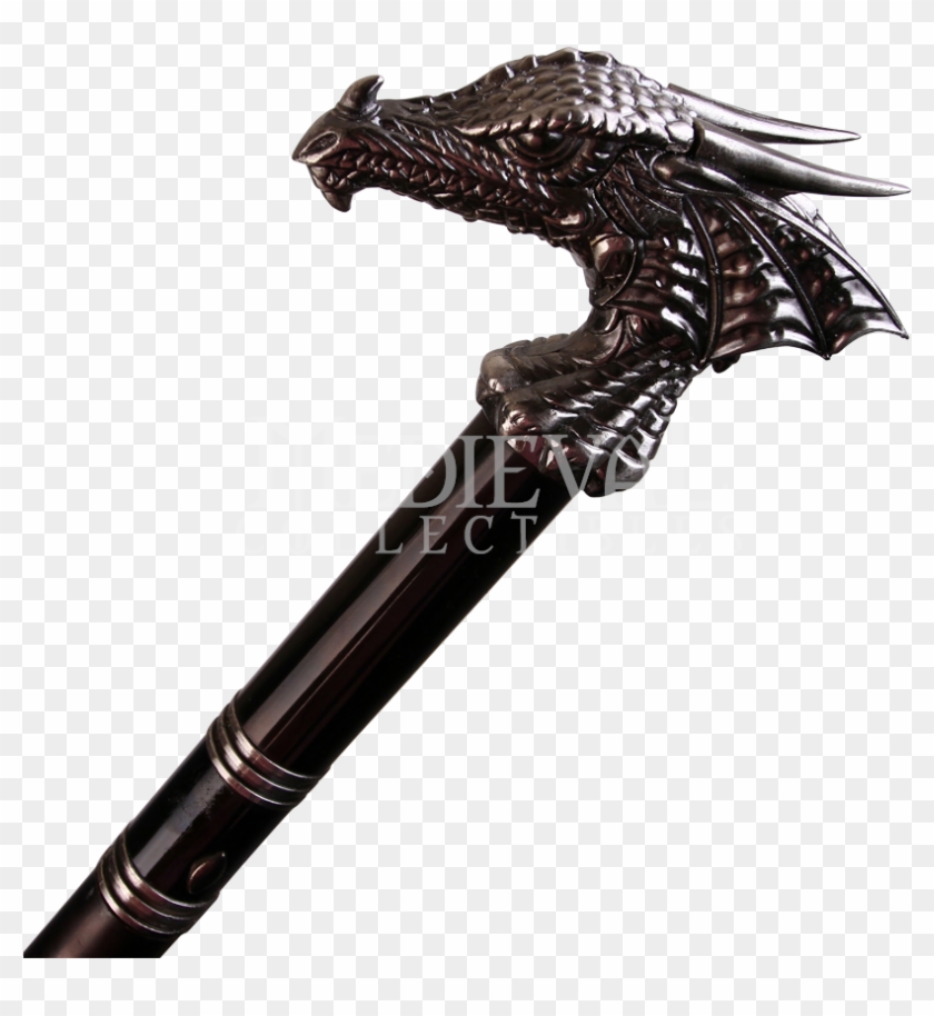 Dragon Walking Cane Clipart