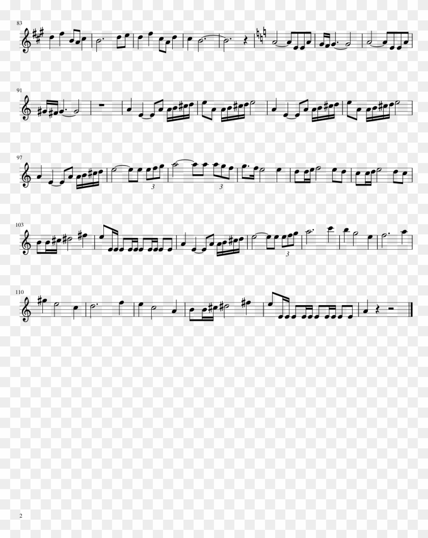 Legend Of Zelda Medley Sheet Music 2 Of 2 Pages - Ejercicios De Lectura A Primera Vista Piano Pdf Clipart #4332706