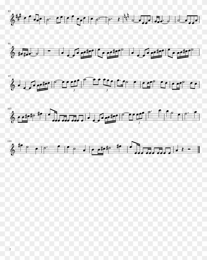 Legend Of Zelda Medley Sheet Music 2 Of 2 Pages - Ejercicios De Lectura A Primera Vista Piano Pdf Clipart