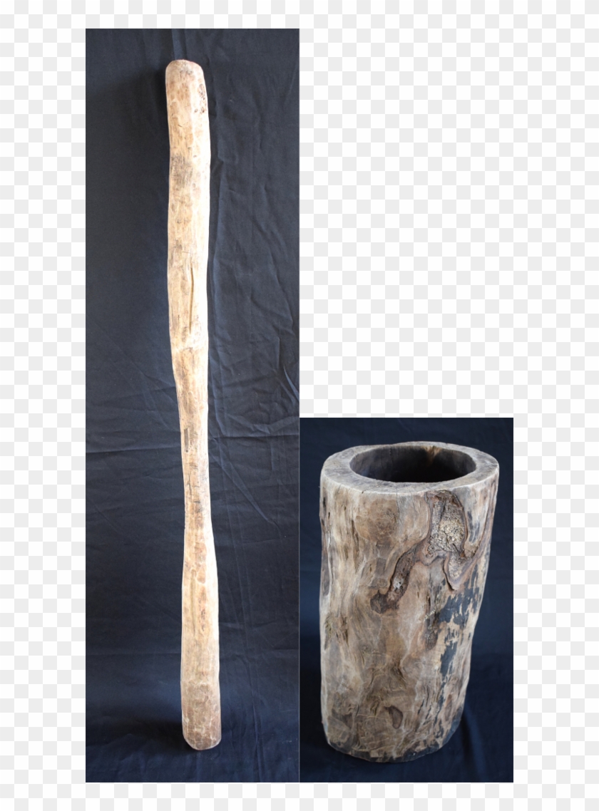 This Is The Traditional Way Of Pounding Grains - Driftwood Clipart #4332841