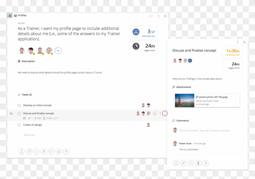 Add Details To Tasks Via Task Card - Android Nougat Dropdown Clipart #4332909