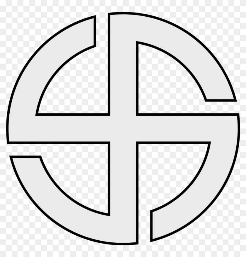 Coa Illustration Cross Crossed Circle Broken - Broken Crossed Clipart