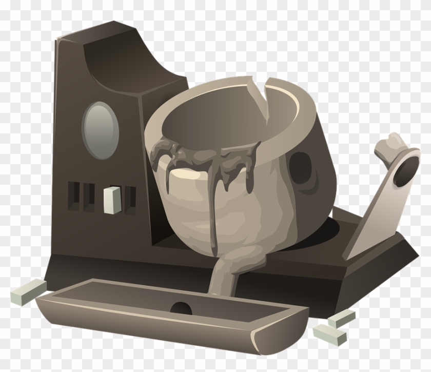 Machine Industry Kettle Casting Cast Broken - Smelter Png Clipart #4333853