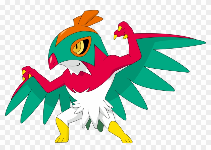 Hawlucha Png - Ash With Its Kalos Team Clipart #4334219